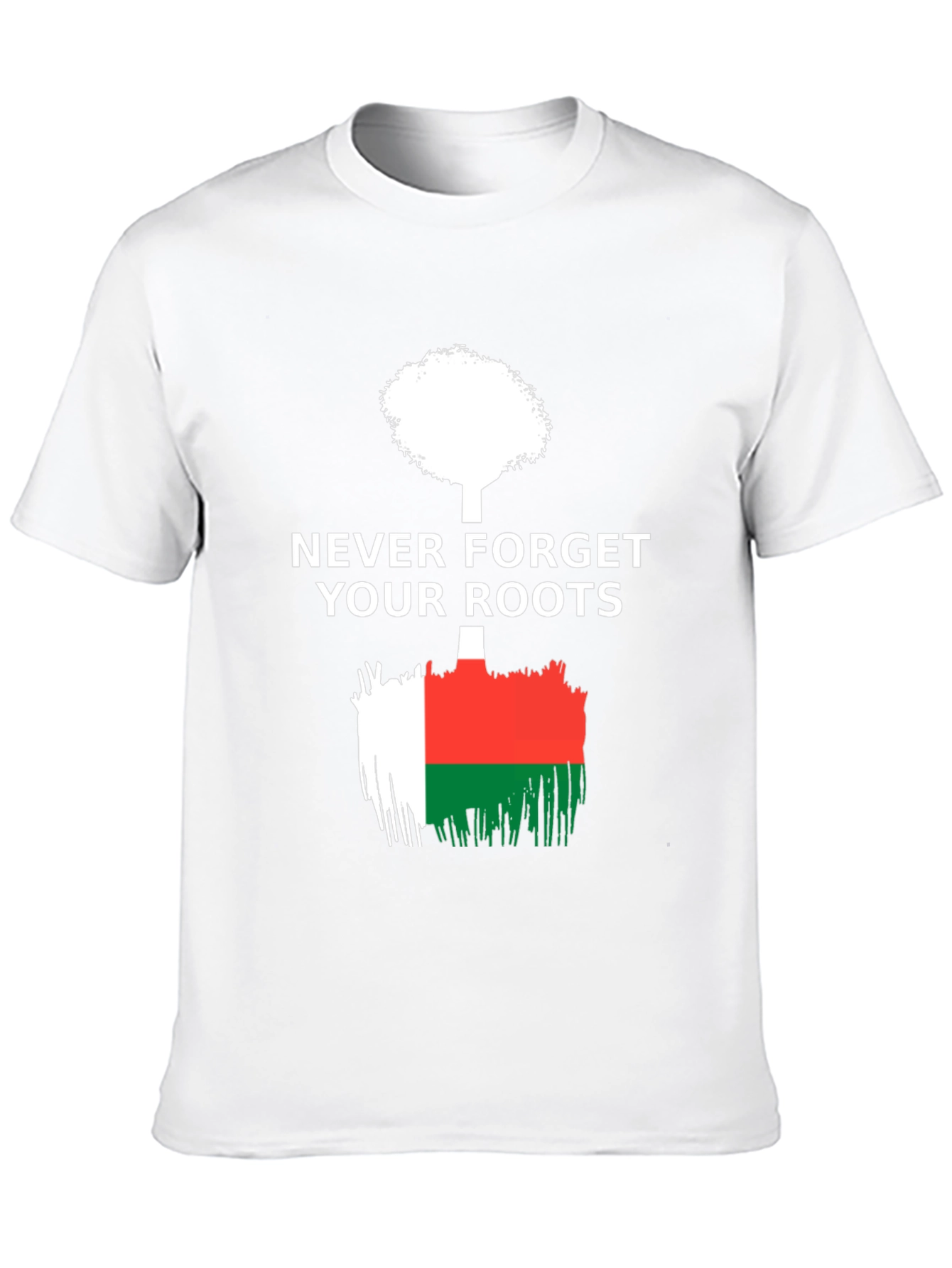 Never Forget Your Roots Madagascar Flag T-Shirt