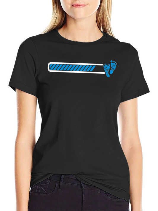 Baby Loading Black Tee - Expecting Parents Gift