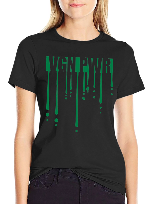 VGN PWR Black Graphic Tee