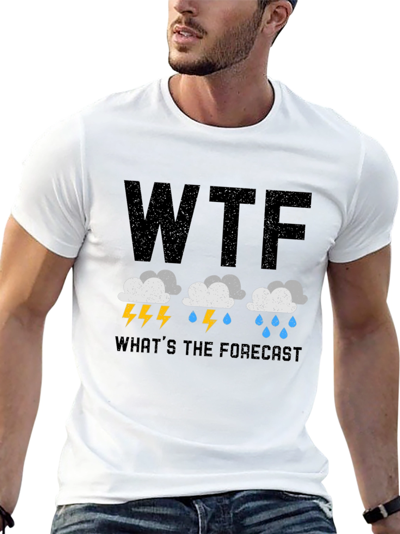WTF Whats the Forecast Funny Weather T-Shirt
