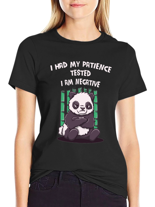 Patience Tested Panda Graphic T-Shirt