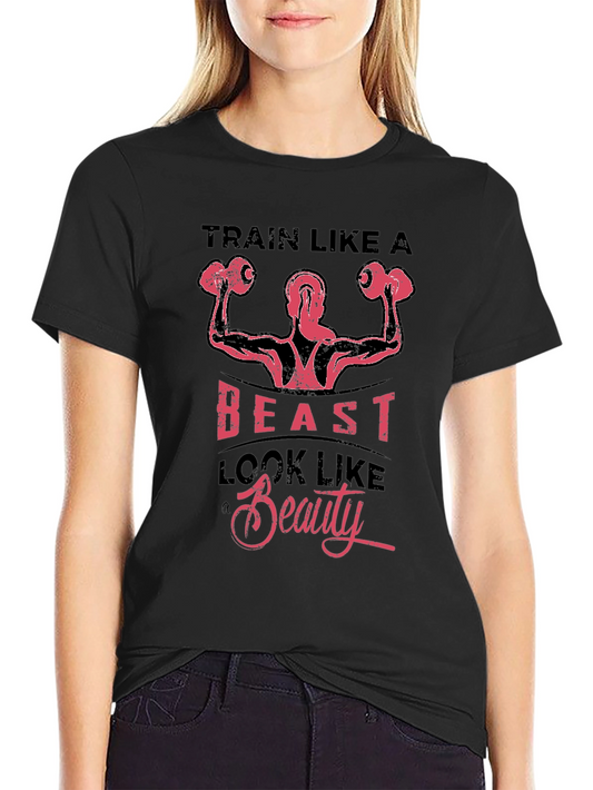 Train Like a Beast T-Shirt - Fitness Apparel