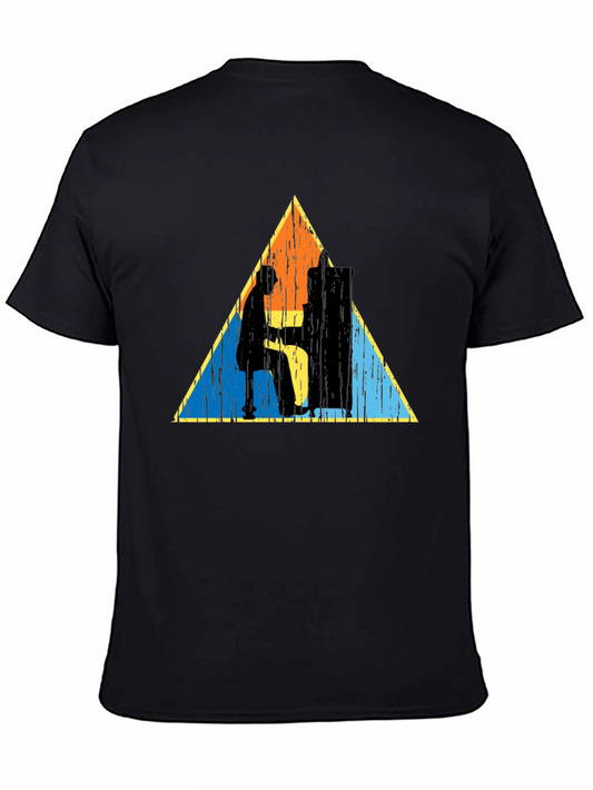 Retro Piano Player T-Shirt