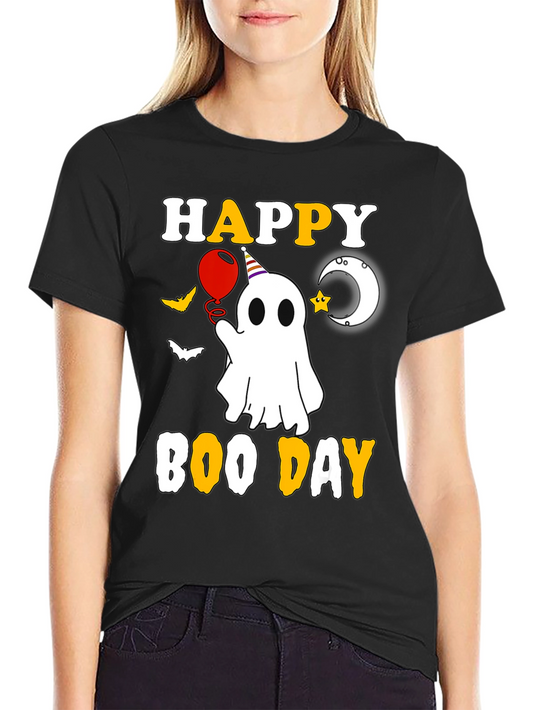 Happy Boo Day T-Shirt Halloween Ghost