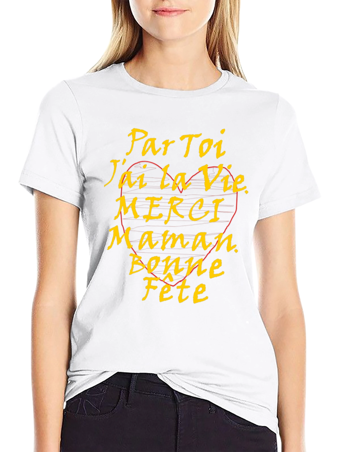 Par Toi Jai la Vie Merci Maman T-Shirt