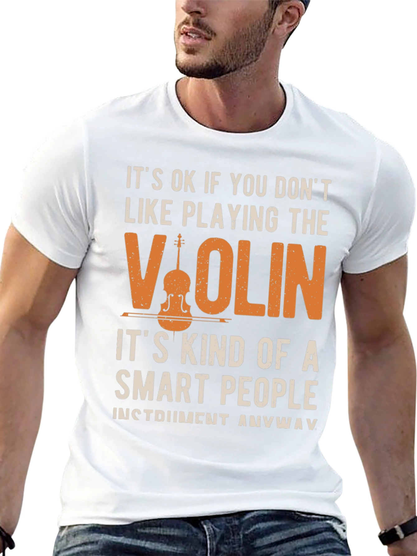 Violin Player T-Shirt - Smart People Instrument Tee