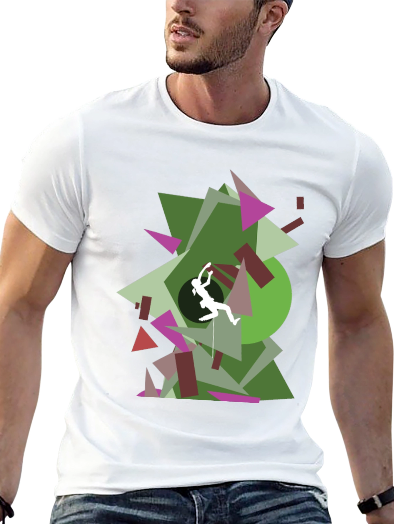 Geometric Climbing T-Shirt