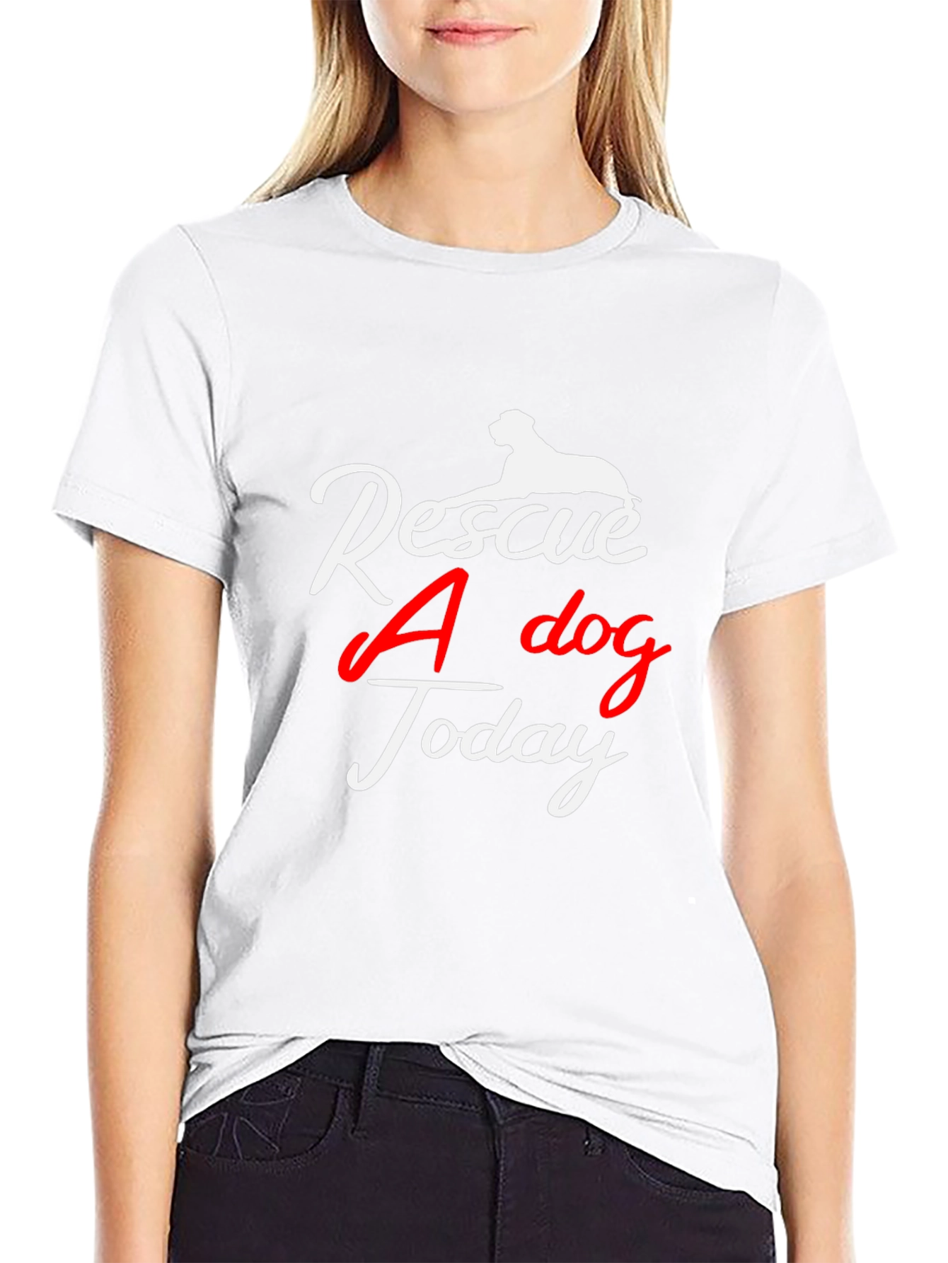 Rescue A Dog Today T-Shirt - Unisex