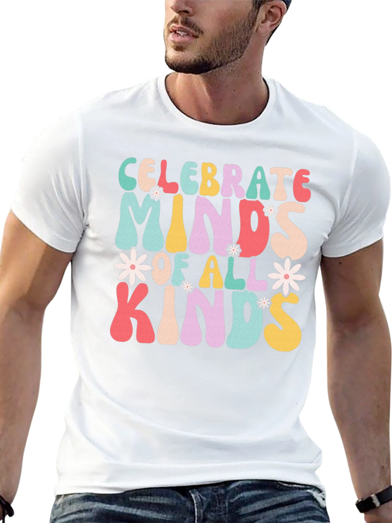 Celebrate Minds T-Shirt Retro Design