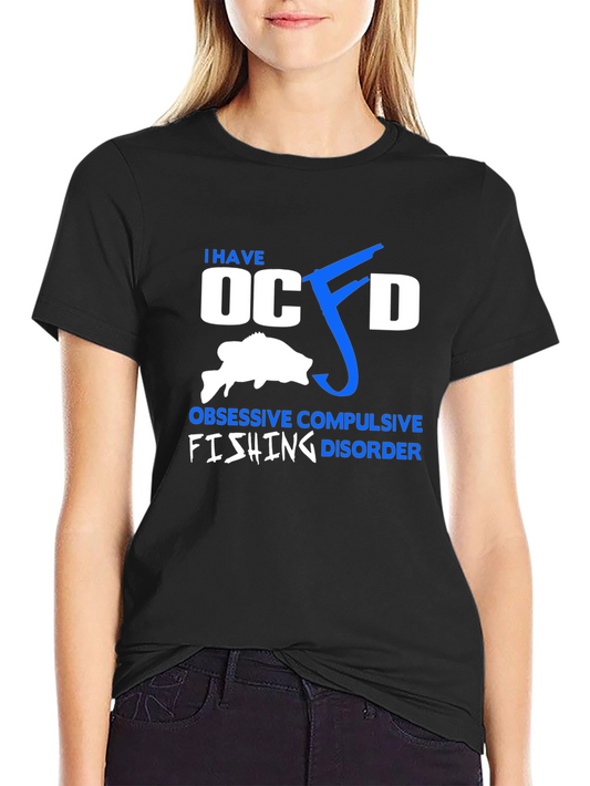 OCFD Fishing Disorder Black Tee