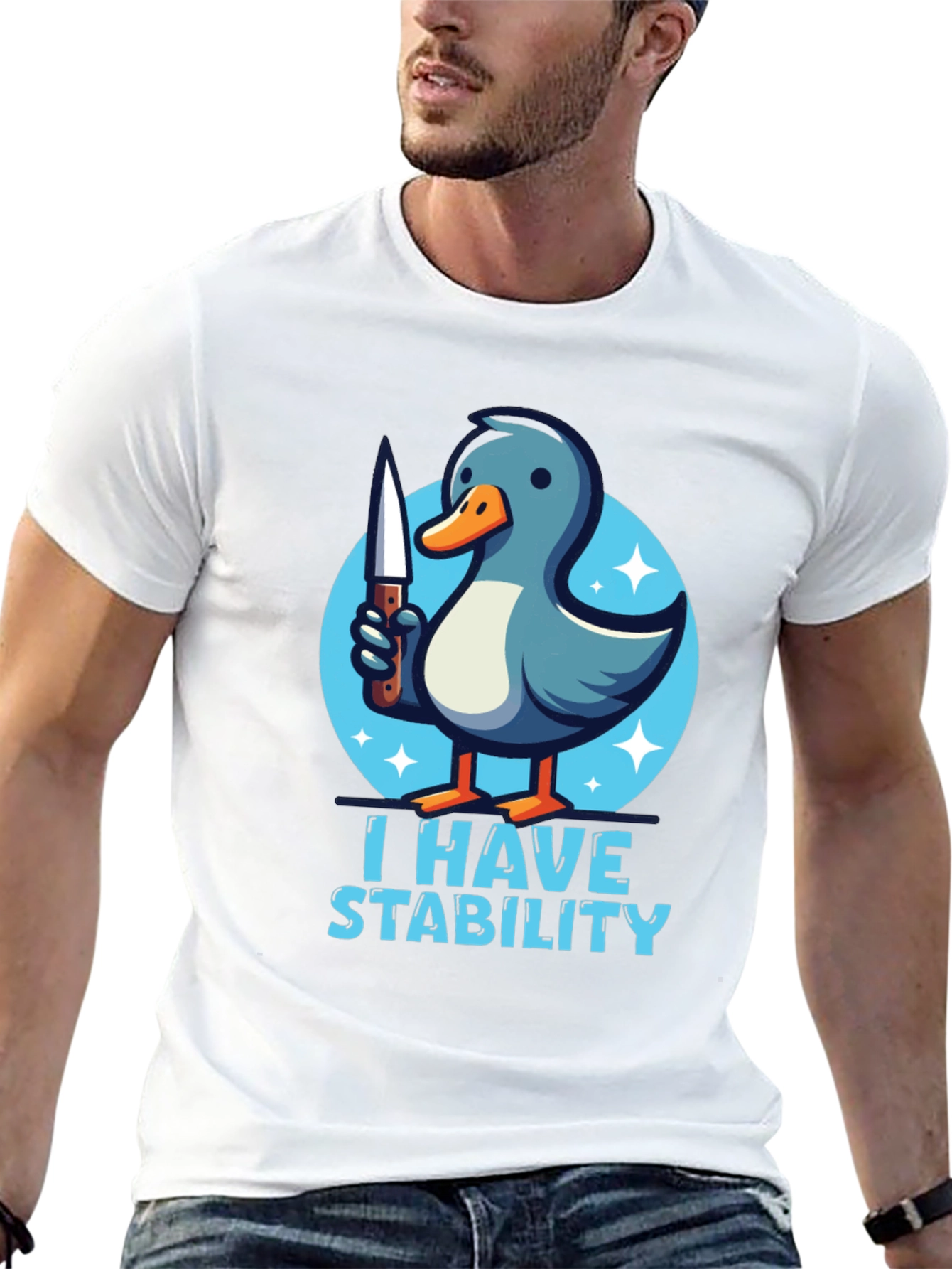 Stability Duck Black T-Shirt