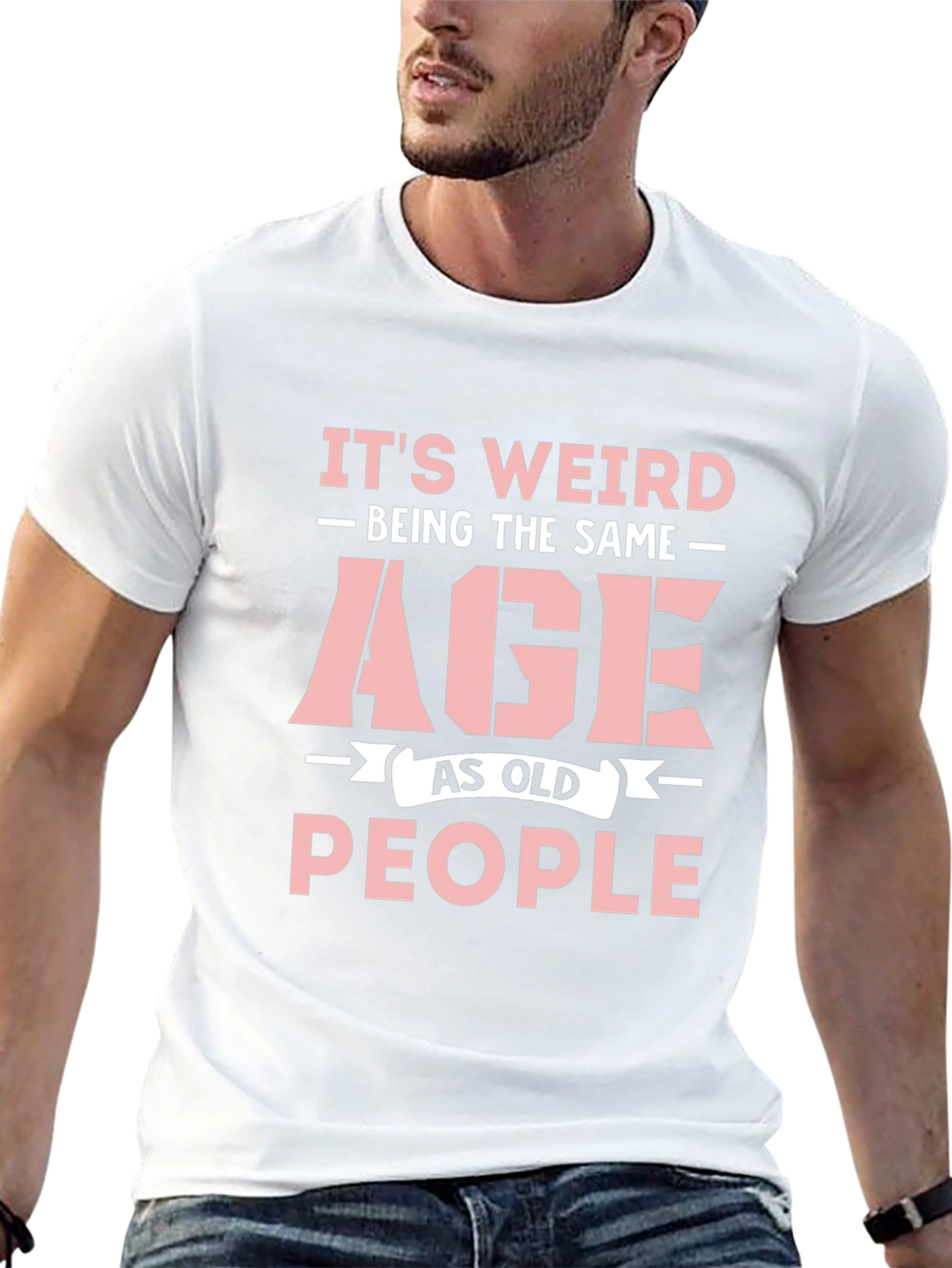 Funny Age Saying Black T-Shirt