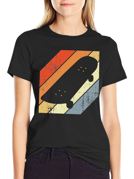 Retro Skateboard Tee - Vintage Style Graphic T-Shirt