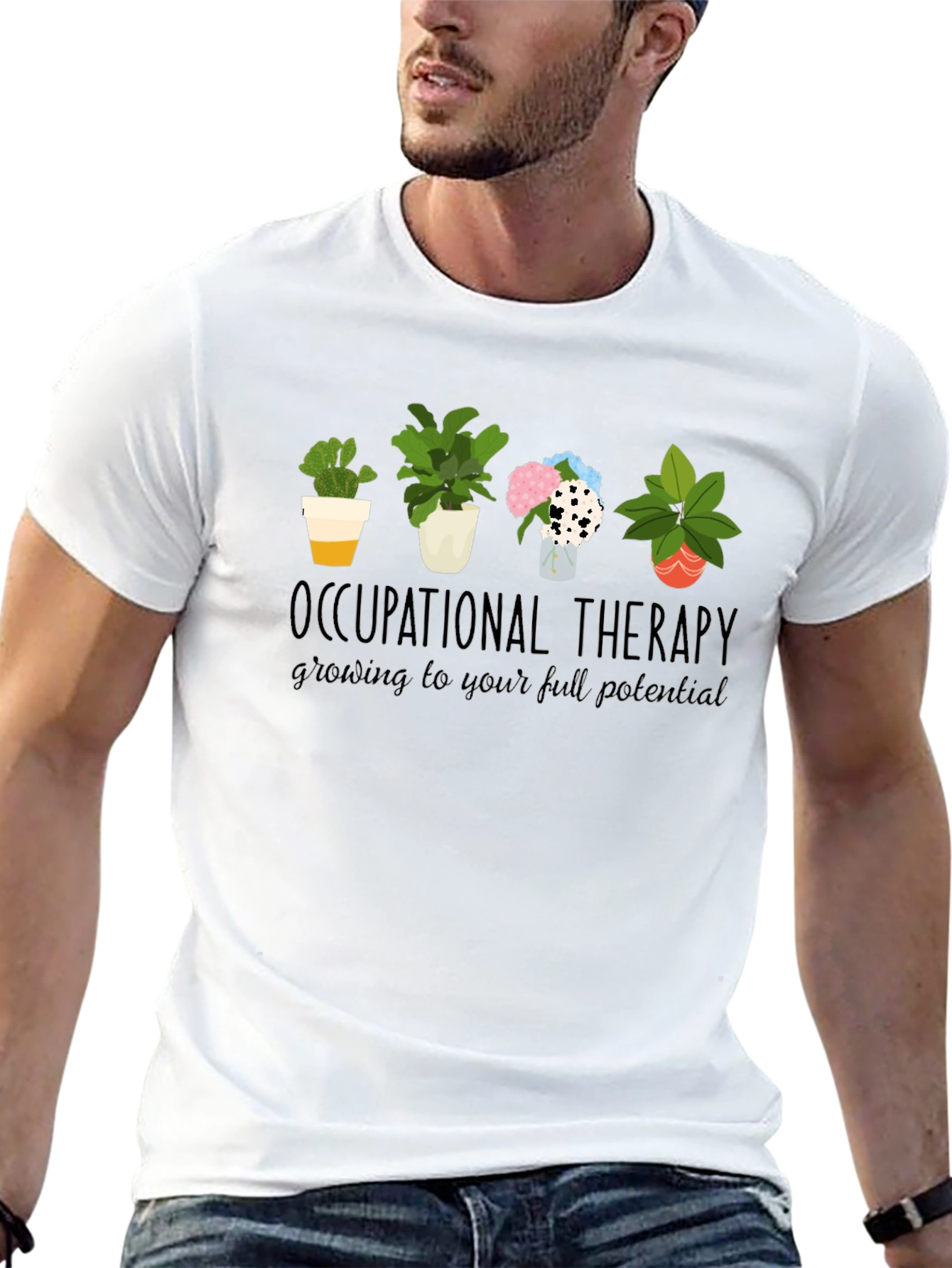 Occupational Therapy Plant Graphic Tee