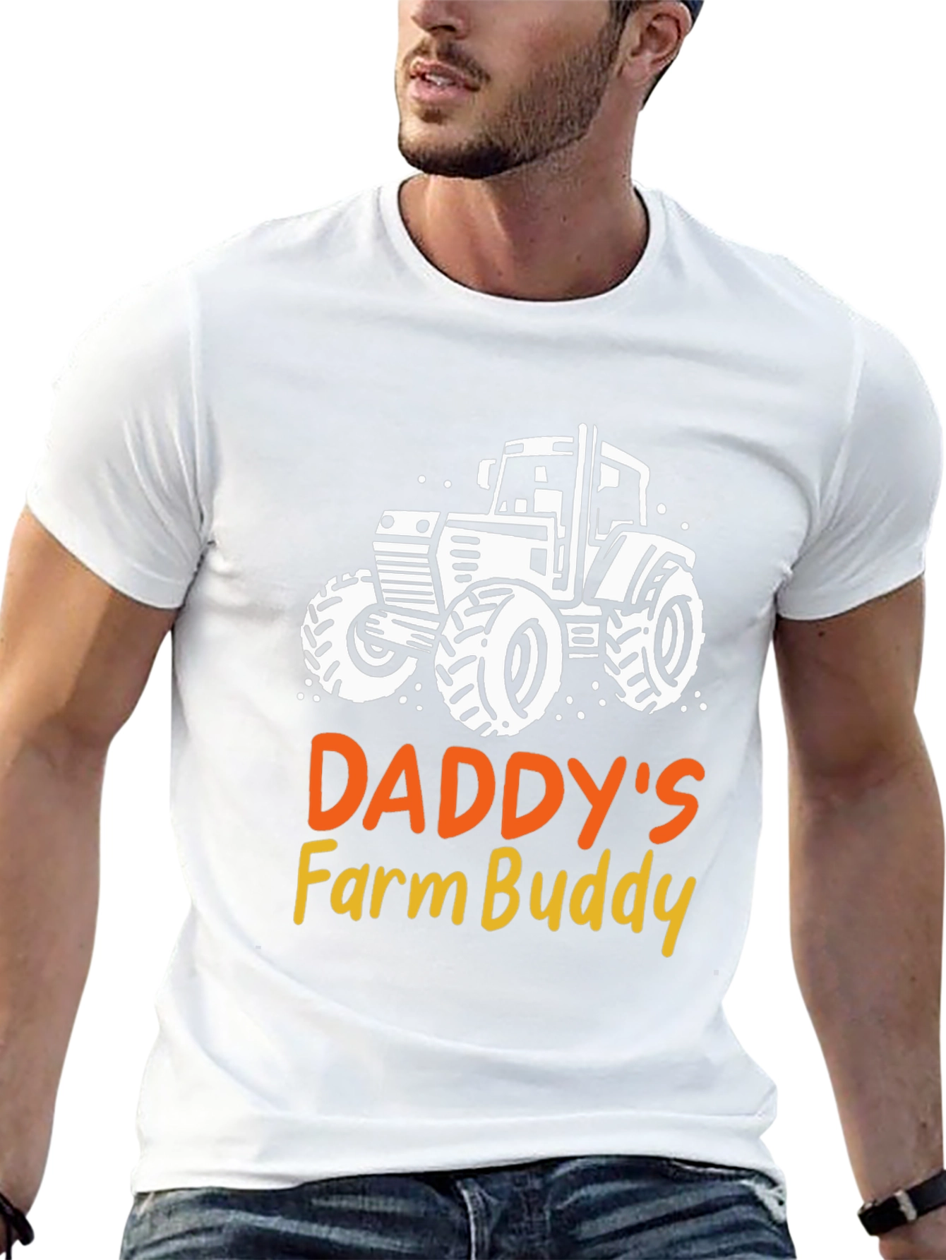 Daddys Farm Buddy Black T-Shirt