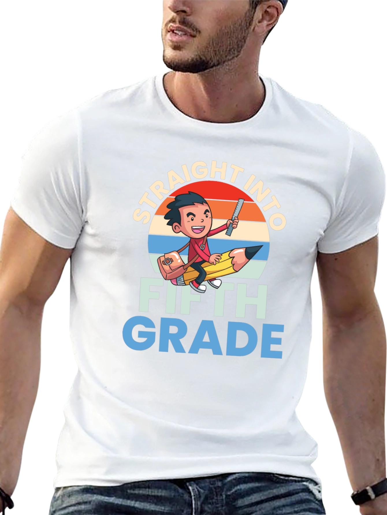 Straight Into Fifth Grade T-Shirt
