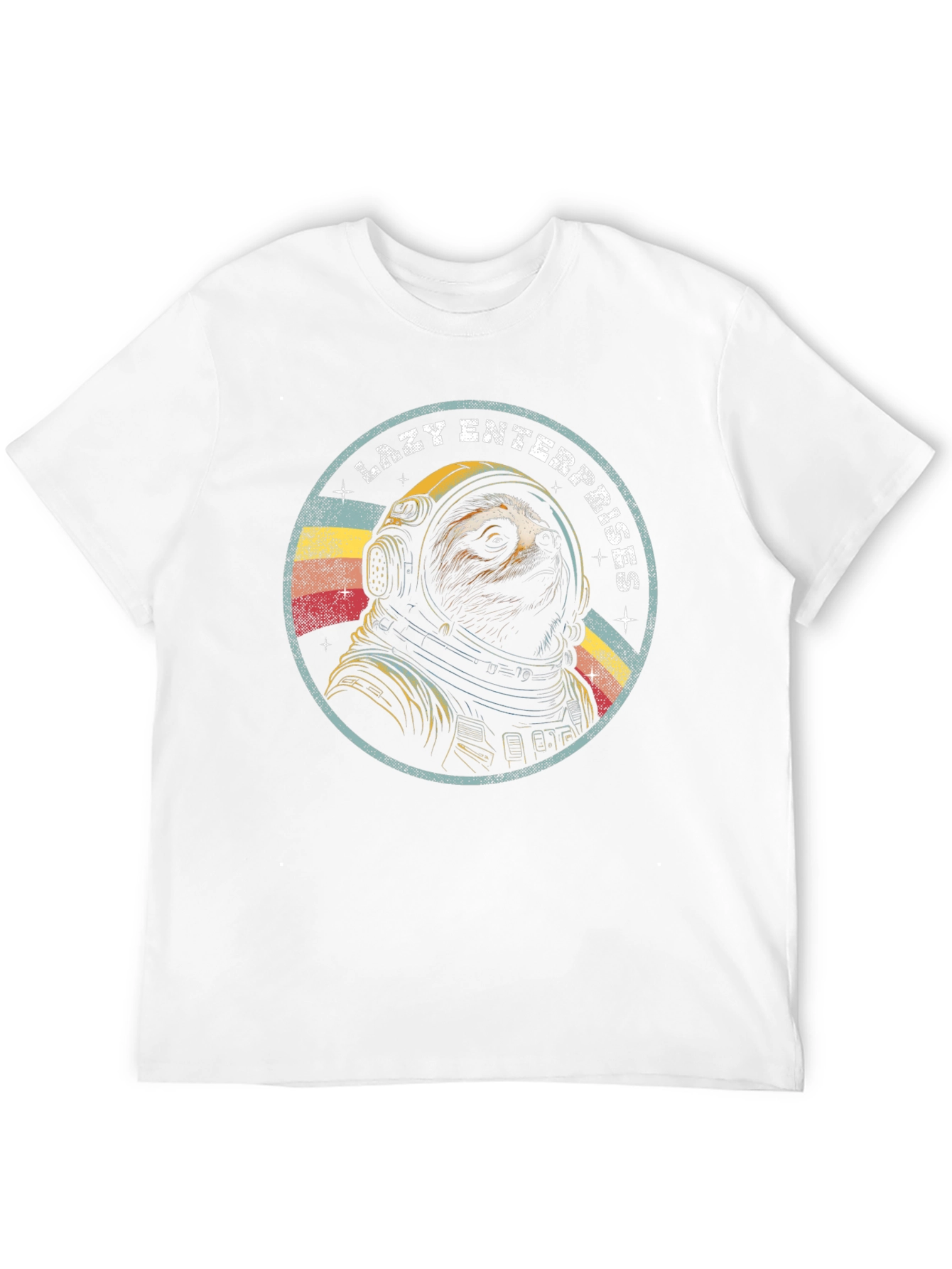 Lazy Enterprises Astronaut Sloth Graphic T-Shirt