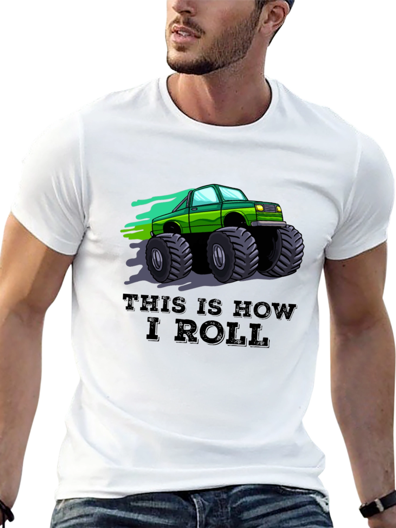 This is How I Roll Monster Truck Graphic Tee