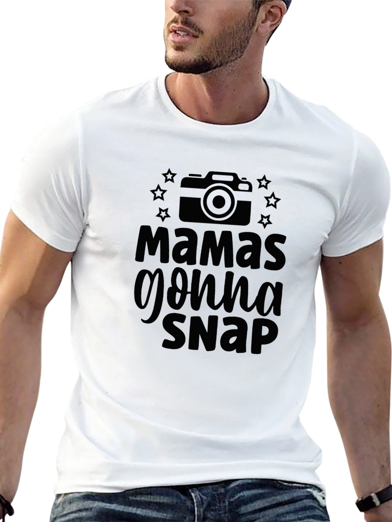 Mamas Gonna Snap Black Graphic T-Shirt