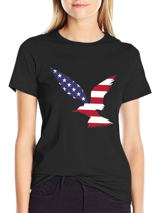 American Flag Bird Graphic Tee