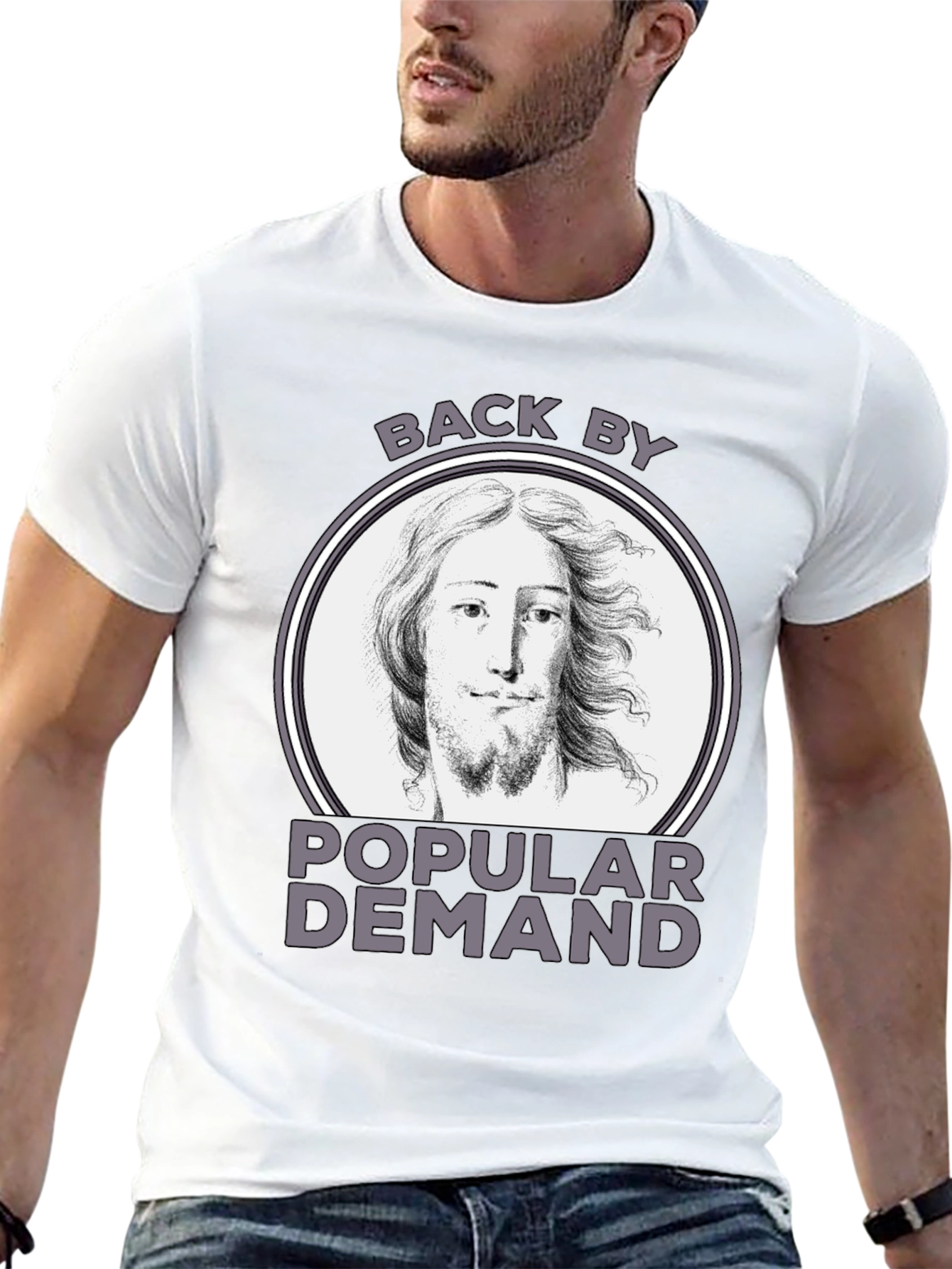 Back By Popular Demand Jesus Graphic T-Shirt