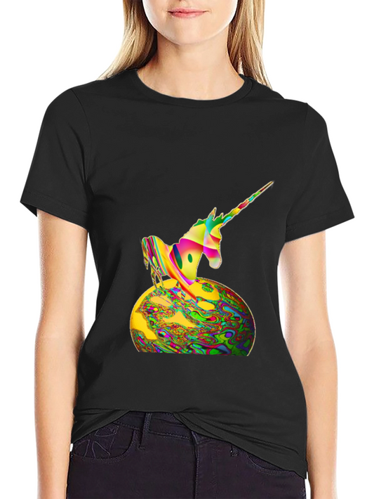 Psychedelic Unicorn Graphic Tee