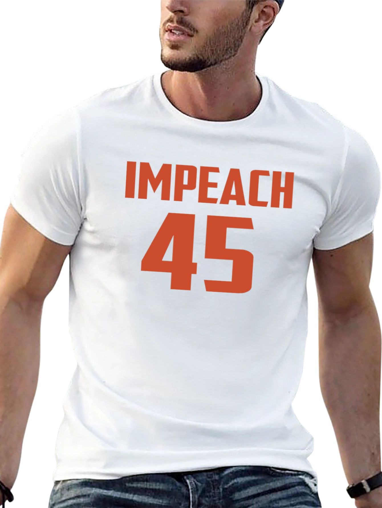 Impeach 45 Graphic T-Shirt - Political Statement Tee