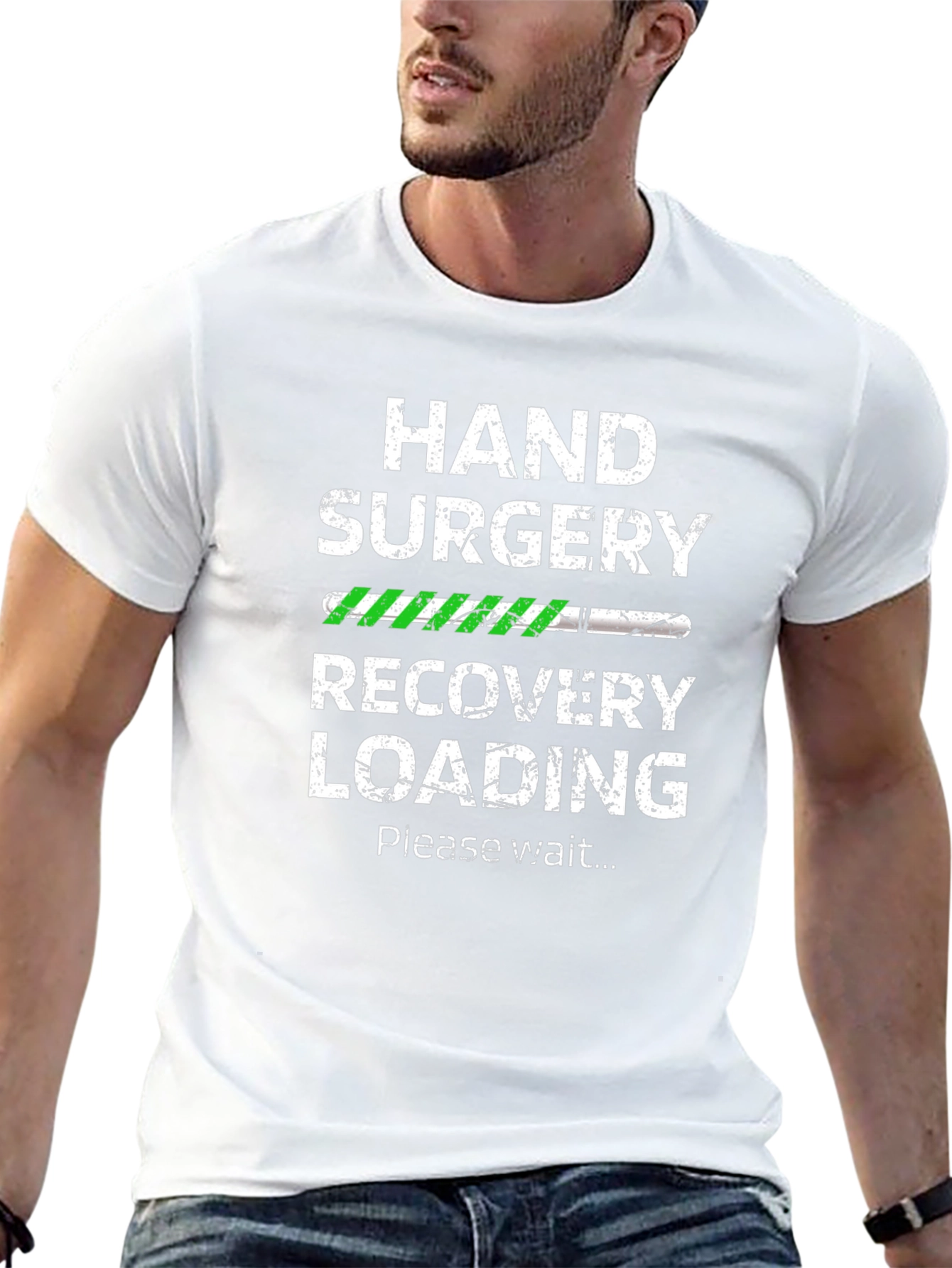 Hand Surgery Recovery Loading T-Shirt