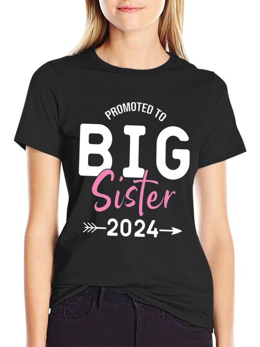 Promoted To Big Sister 2024 T-Shirt