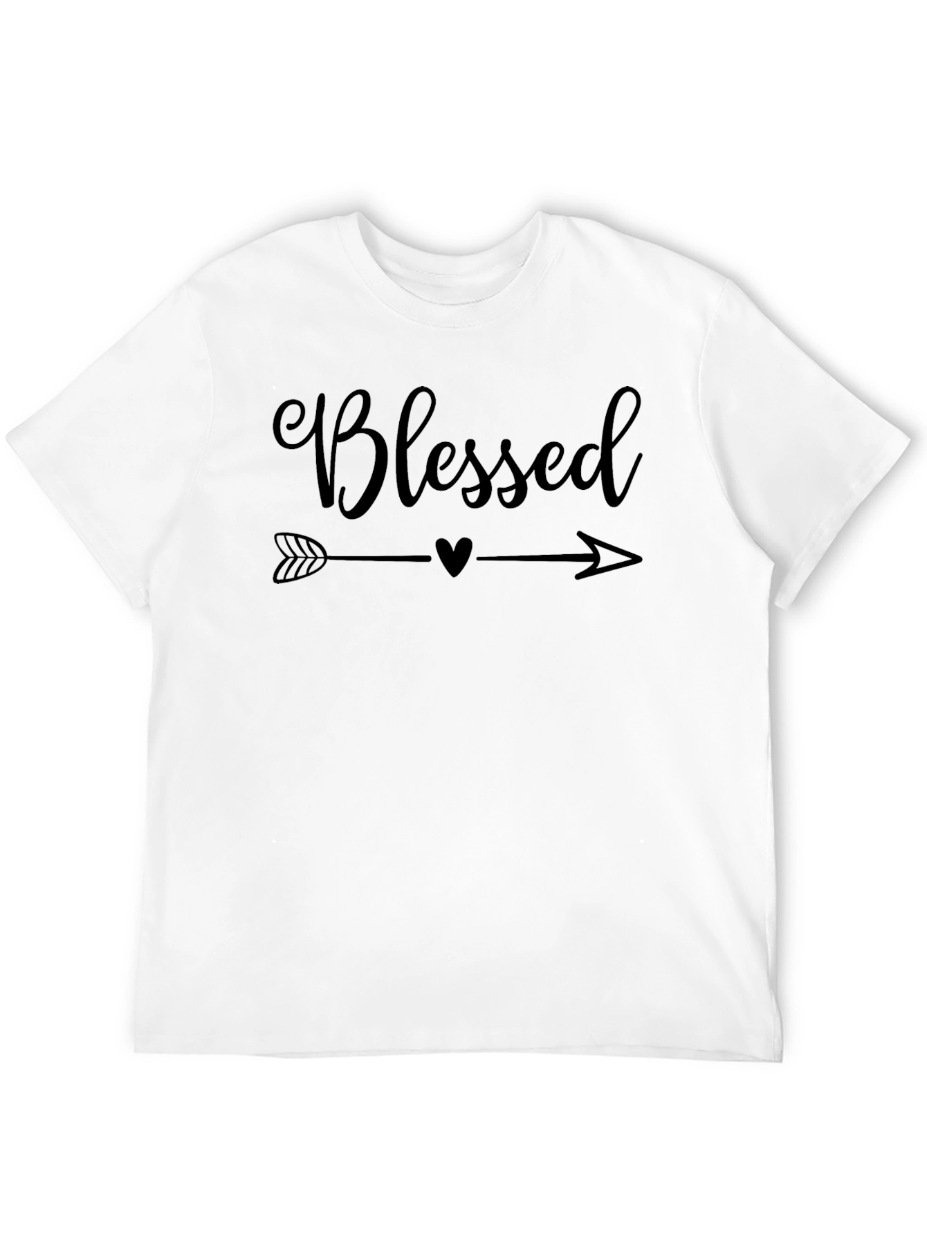 Blessed Arrow Graphic Tee - Unisex Black T-Shirt