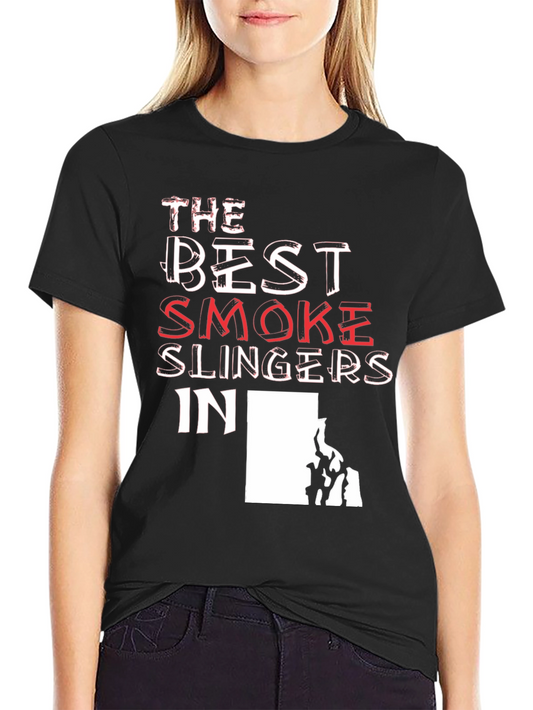 Best Smoke Slingers T-Shirt - Black Graphic Tee
