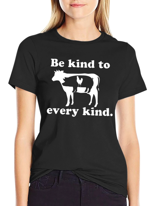 Be Kind To Every Kind Graphic Tee - Vegan T-Shirt