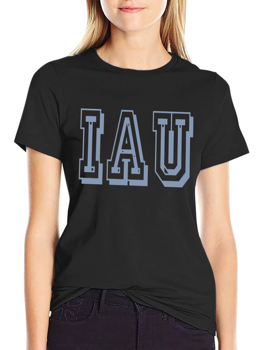 IAU Graphic Tee - Collegiate Style Soft Cotton Shirt