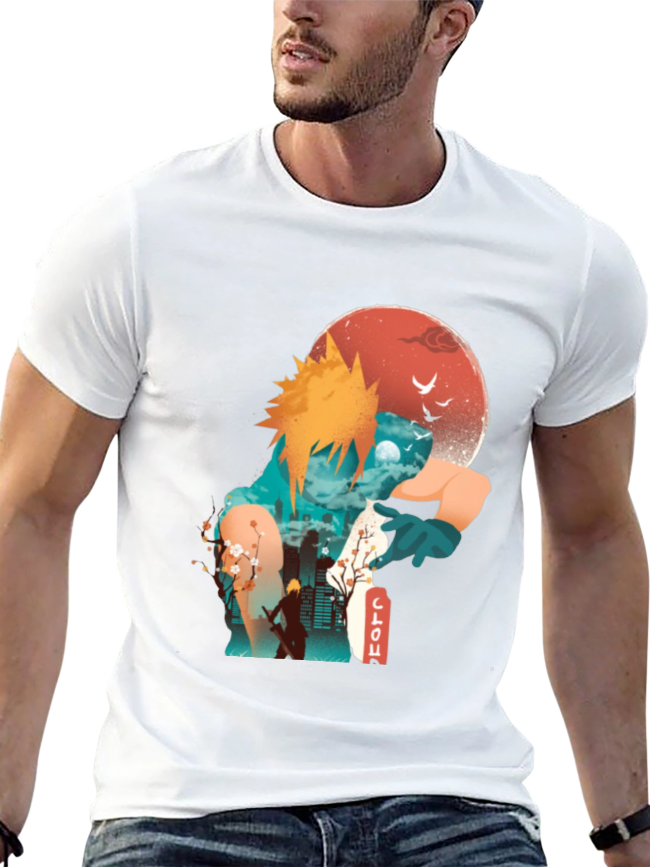 Cloud Strife Graphic Tee - Final Fantasy Fan Apparel