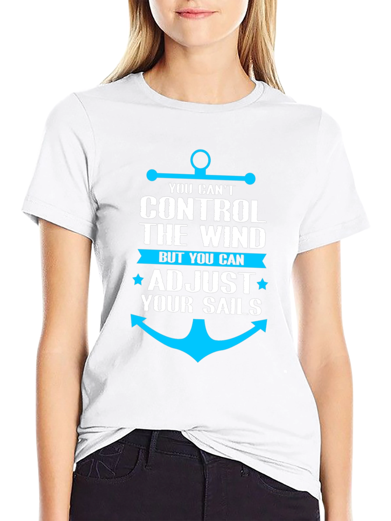 Nautical Anchor T-Shirt - Control Your Sails