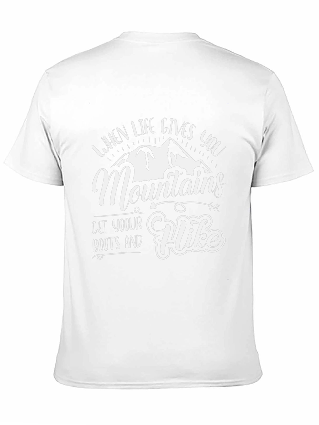 Mountains Hike Black T-Shirt