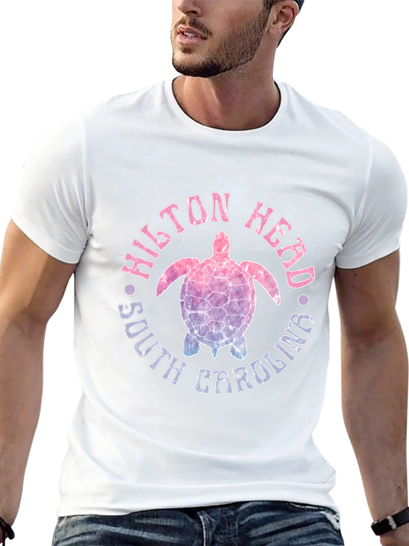 Hilton Head Turtle Graphic T-Shirt