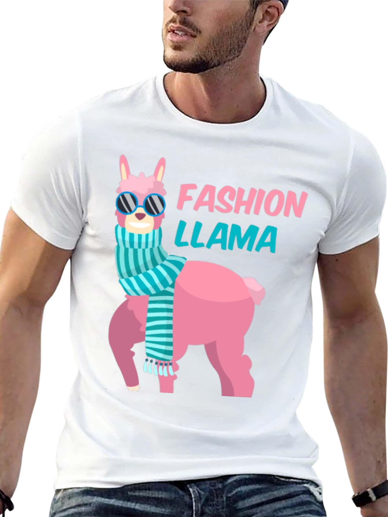 Fashion Llama Graphic T-Shirt