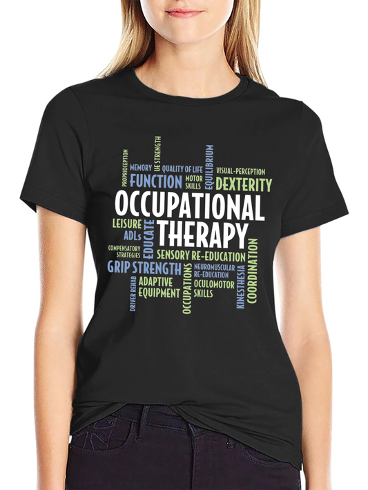 Occupational Therapy Skills Black T-Shirt