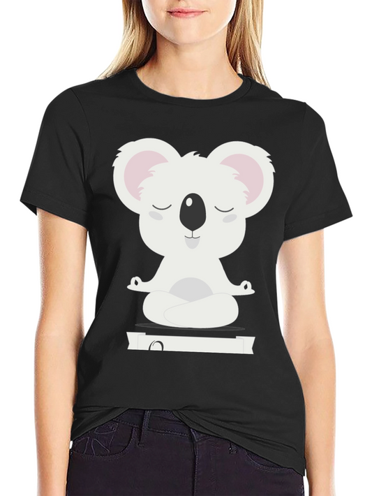 Zen Koala Meditation T-Shirt - Relaxed Fit