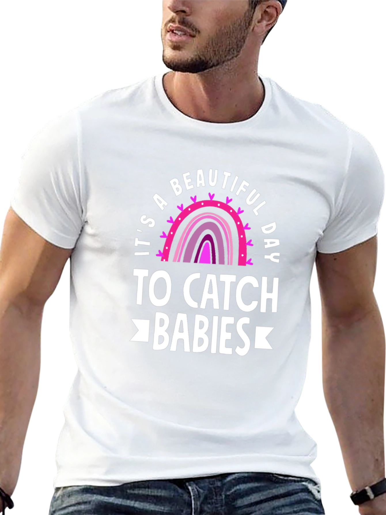 Beautiful Day to Catch Babies Graphic Tee