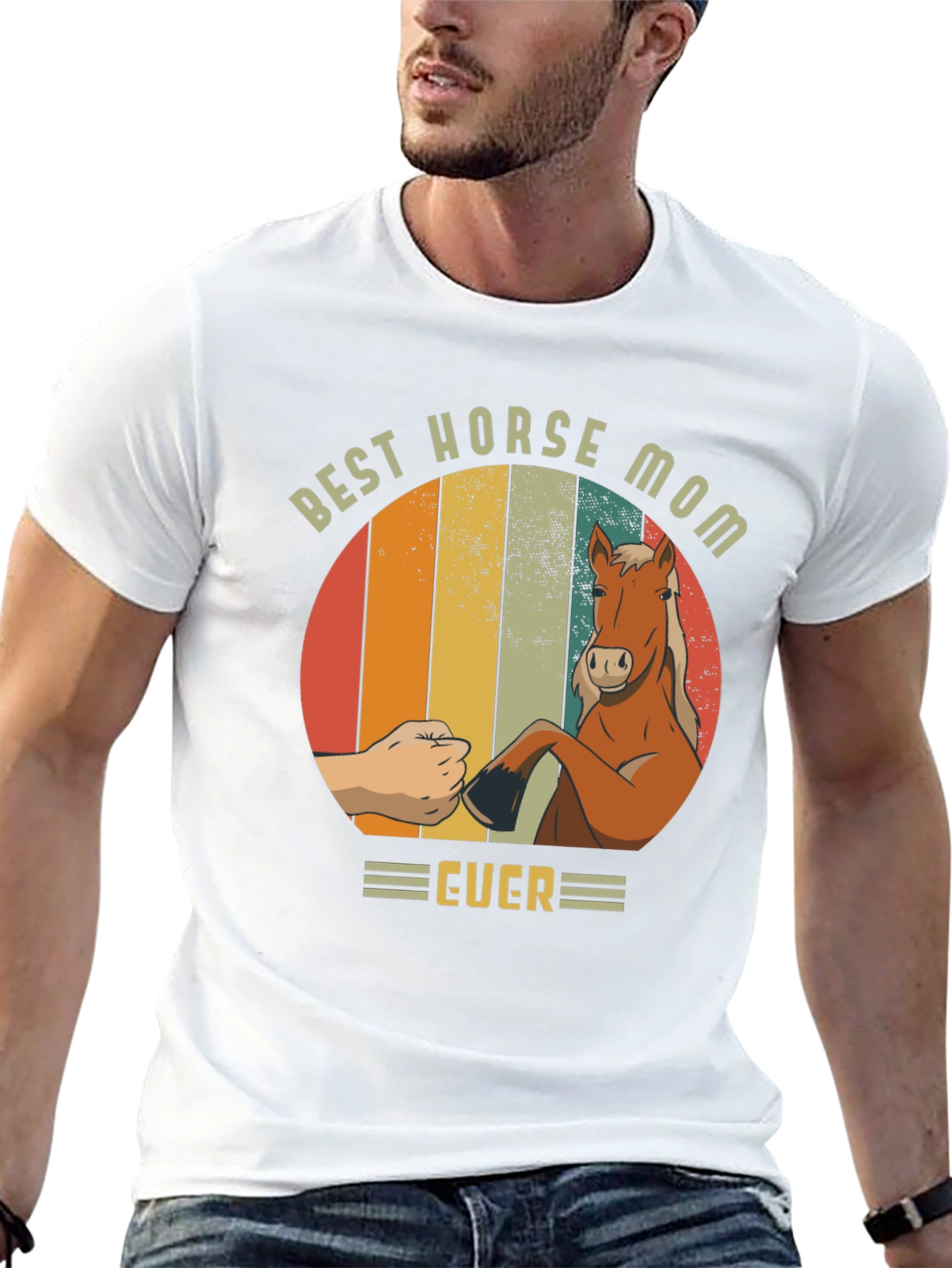 Best Horse Mom Ever T-Shirt - Equestrian Gift