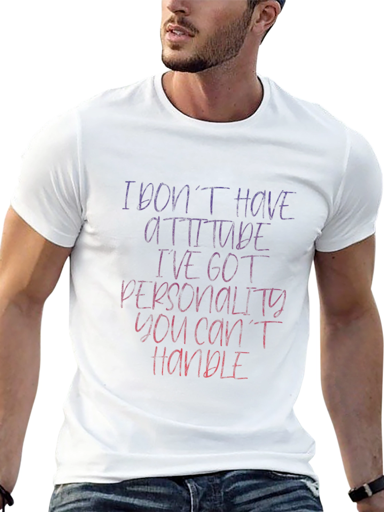 Attitude Personality Graphic T-Shirt