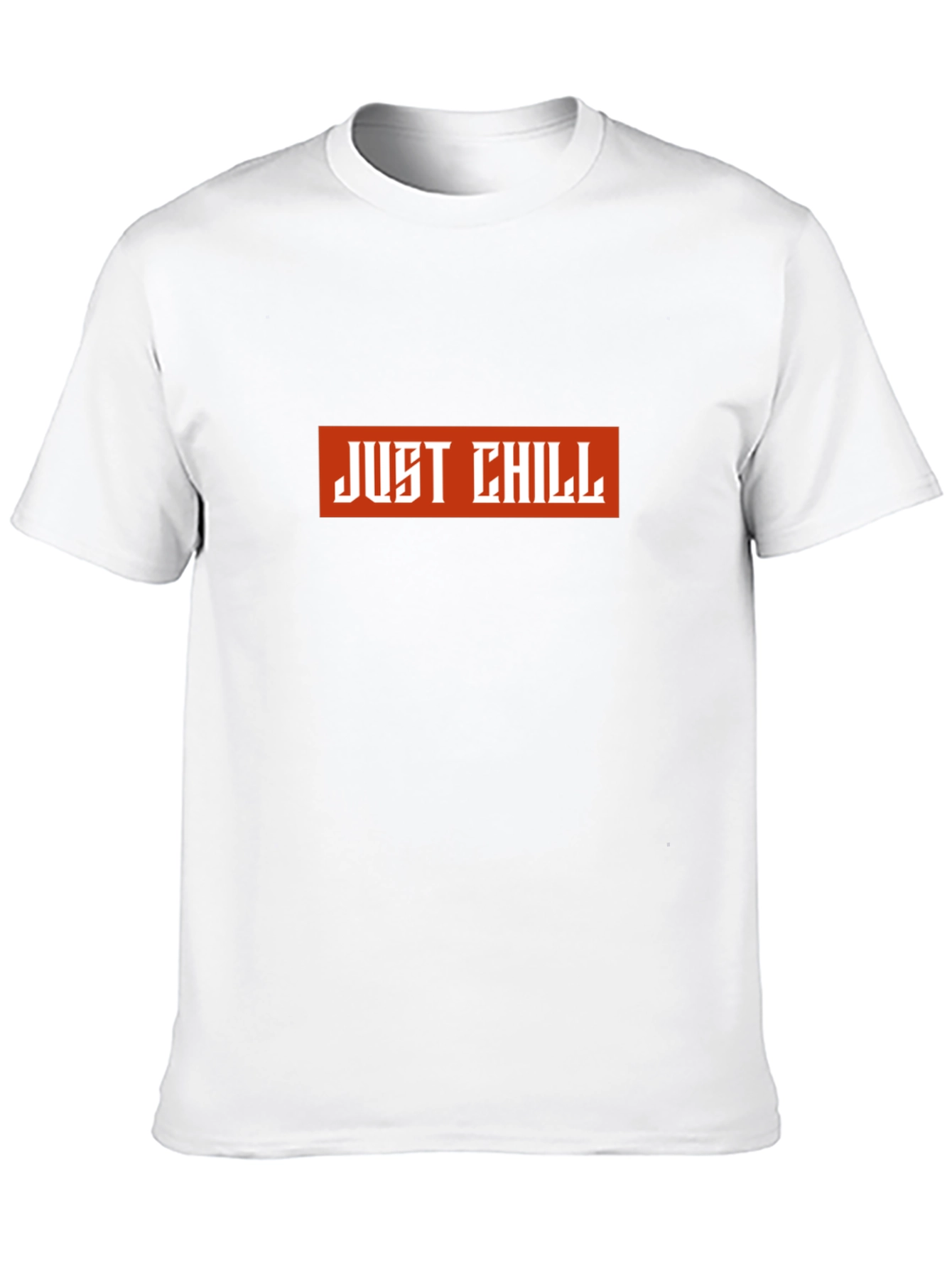 Just Chill Black Graphic Tee
