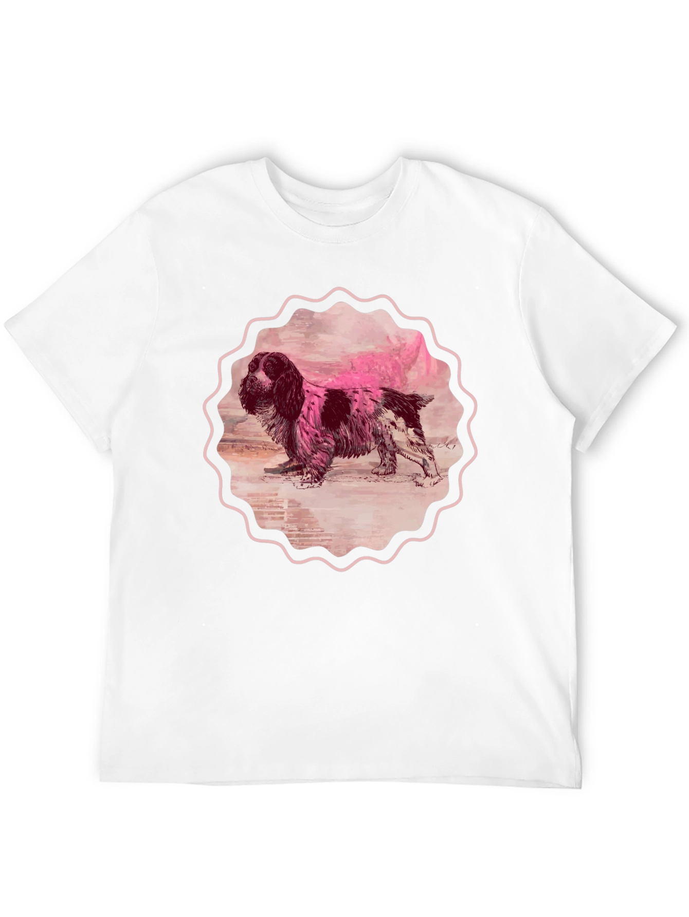 Dog Graphic Tee - Casual Black T-Shirt