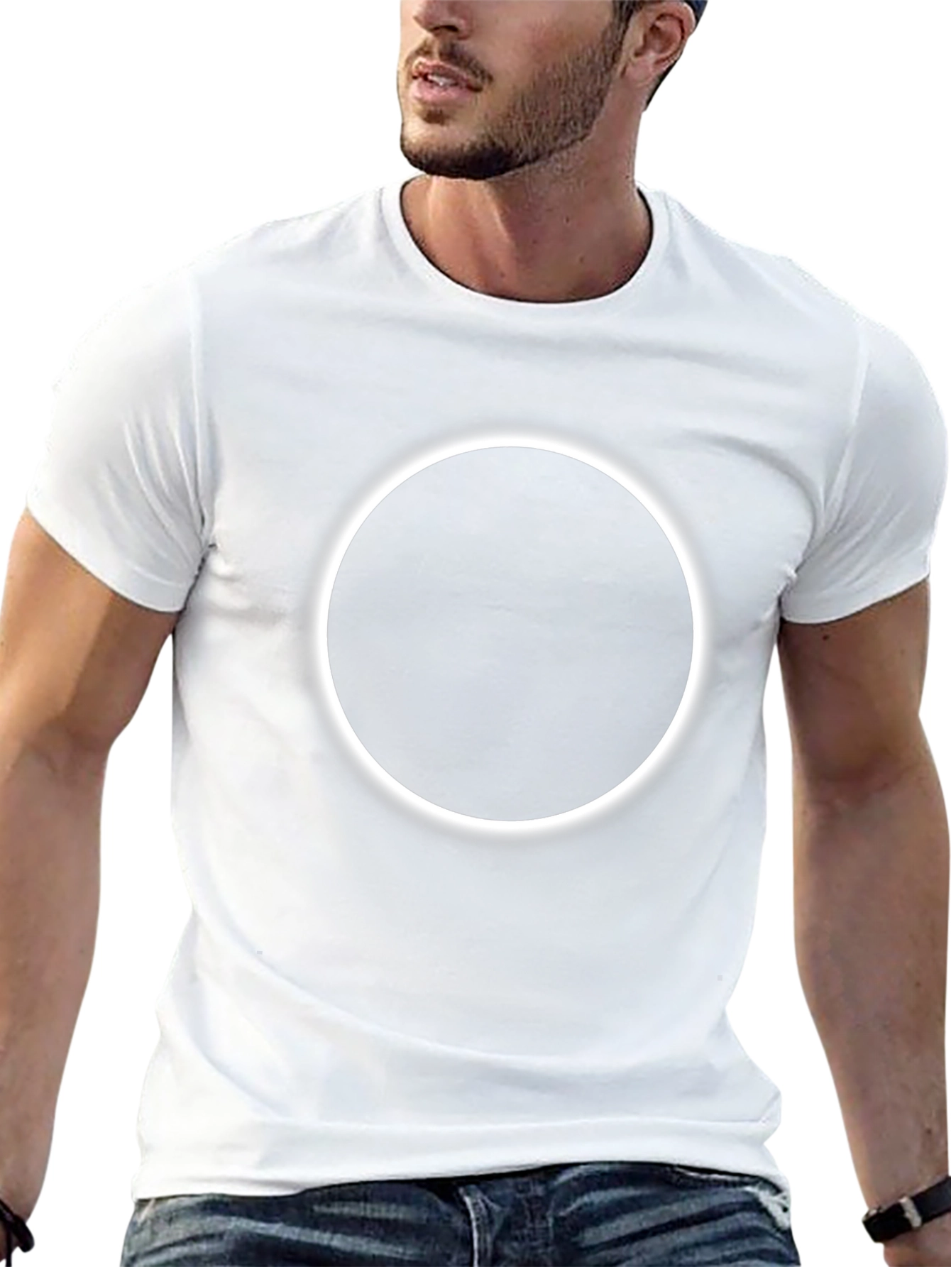 Black Eclipse Graphic T-Shirt - Modern Style