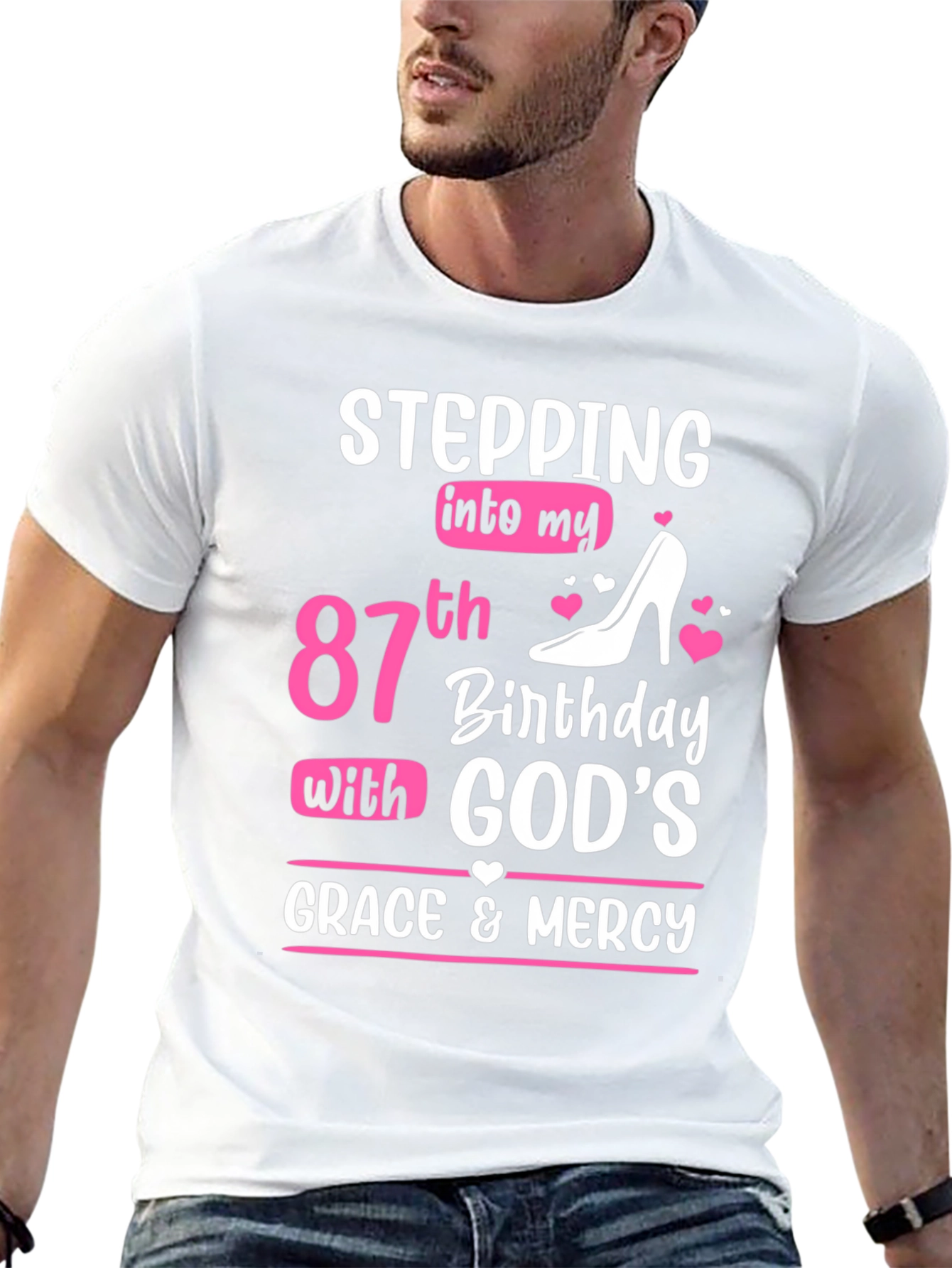 Stepping Into My 87th Birthday T-Shirt