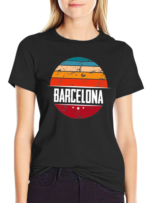 Retro Barcelona T-Shirt - Vintage Style Graphic Tee