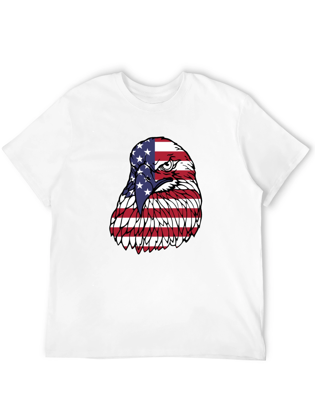 American Flag Eagle Graphic Tee - Patriot T-Shirt