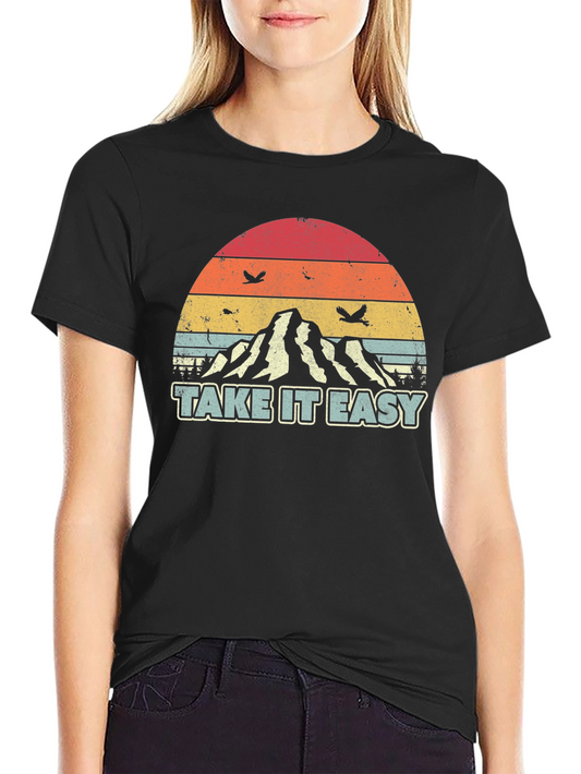 Take It Easy Retro Graphic Tee